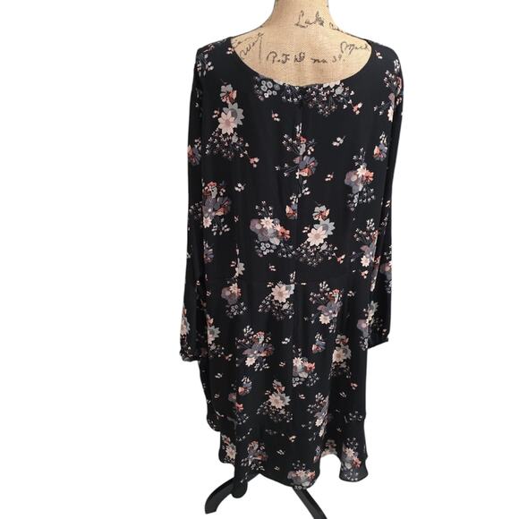 Loft Ann Taylor Floral Long Sleeve Dress Plus Size 24 New! - Picture 3 of 8